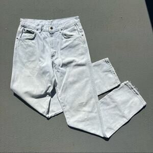 Vintage his blues white acid Wash high rise mom jeans 29" WAIST